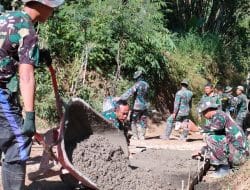 Program TMMD Ke-117 Kodim 0801/Pacitan, Diharapkan Atasi Persoalan Warga.