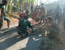 Semangat Kemanunggalan TNI Rakyat, TMMD 117 Kodim 0801/Pacitan Selesai Tepat Waktu