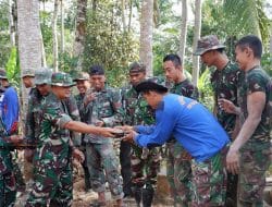 Dandim 0801/Pacitan Apresiasi Dan Bangga Atas Semangat Kerja Keras Satgas TMMD Ke-117.