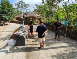 Pembangunan Tugu Prasasti Saksi Sejarah Program TMMD Ke-117 Kodim 0801/Pacitan