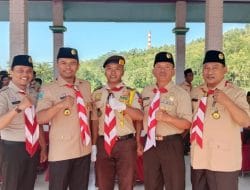 Momen Hari Pramuka, Babinsa Koramil 0801/09 Sudimoro Ajak Berkontribusi Kepada Bangsa