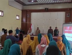 Dukung Program Layanan Kesehatan, Danramil 0801/03 Arjosari Hadiri Mini Loka Karya