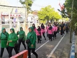 Perkuat Sinergitas TNI, Polri,Unsur Forkopimca, Koramil 0801/01 Pacitan Gelar Olah Raga Bersama