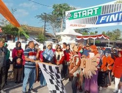 Koramil 0801/Pacitan Lakukan Pengamanan Jalan Sehat Memperingati HUT Kemerdekaan RI Ke-78