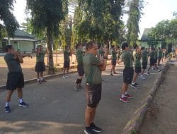 Lari Pagi, Upaya Kodim 0801/Pacitan Menjaga Kebugaran Para Personil