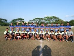 Jalin Kebersamaan Antar Personil, Kodim 0801/Pacitan Gelar Pertandingan Sepak Bola.