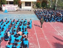 Bangkitkan Semangat Belajar, Koramil 0801/12 Berikan Pelatihan Kepada Siswa