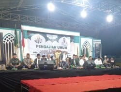 Danramil 0801/08 Tulakan Hadiri Pengajian Umum Dan Pengukuhan Amaliah Istighosah MWC NU