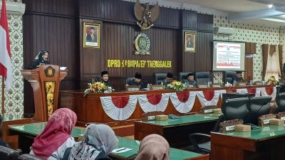 DPRD Trenggalek Gelar Sidang Paripurna Pengesahan APBD Perubahan 2023