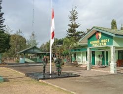 Pimpin Upacara 17 an, Pasi Ops Kodim 0801/Pacitan Bacakan Amanat Pangdam V/Brw