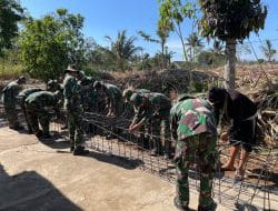 GUYUB RUKUN SATGAS TMMD 118 KODIM 0818 BERSAMA WARGA