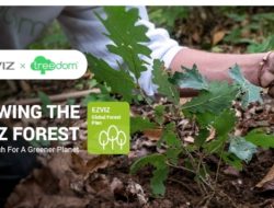 Ezviz Kolaborasi dengan Treedom, Luncurkan Proyek Penanaman Pohon Berskala Global