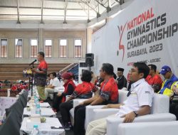 PT Pegadaian Kanwil XII Surabaya Kenalkan Investasi Emas Kepada Atlet Senam National Gymnastics Championship