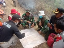 Danrem 081/DSJ Terjunkan Personelnya Atasi Kebakaran Lahan dan Hutan