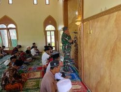 PEMBINAAN ROHANI SATGAS TMMD 118 KODIM BERSAMA WARGA SUMBERPETUNG