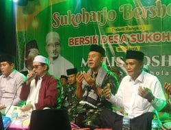 Serbuan Sholawat di Nganjuk, Danrem 081/DSJ Didoakan K.H. Anwar Zahid Segera Pecah Bintang