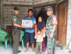 Peduli Anak Stunting, Babinsa Koramil Bubulan Bojonegoro berikan Bantuan Nutrisi