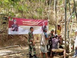 Bantu Kesulitan Masyarakat, Danrem 081/DSJ Bangun 3 Sumur Bor di Pacitan