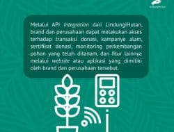 Luncurkan API Integration, LindungiHutan Permudah Kerja Sama dengan Brand dan Perusahaan
