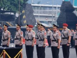 Kapolda Metro Jaya Pimpin Upacara Sertijab Karoops, Karolog, Dirintelkam, Dirreskrimum dan Dirpamobvit