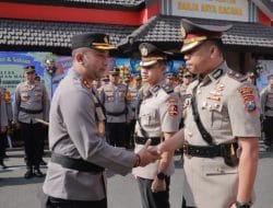 Kapolres AKBP Moh Nurhidayat Pimpin Sertijab PJU Polres Jember