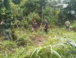 Brigif 26/Gurana Piarawaimo Lakukan Kerja Bakti di Kampung Malawor