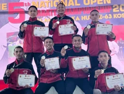 Atlet Yonif 511/DY Borong 7 Medali Kejuaraan Karate Tingkat Nasional