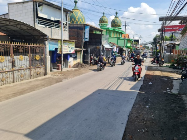 Pemkab Sidoarjo Bangun Drainase Panjang 1 Km Di Ruas Jalan Beton Geluran Suko Nusantarapos Co Id