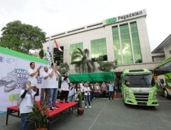 PT Pegadaian Kanwil XII Surabaya Berangkatkan 200 Penumpang Mudik Gratis