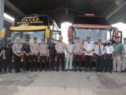Cek Terminal Bus,Kapolres Jember Pastikan Kelayakan Angkutan Lebaran