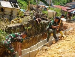 Cuaca Tak Bersahabat, Satgas TMMD Kodim 0316 Batam Terus Bekerja