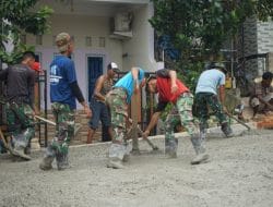 Kompaknya TNI-warga dalam TMMD 120 Kodim 0316/Batam