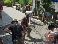 Sinergitas TNI dengan Warga Penting Demi Terselesainya TMMD 120