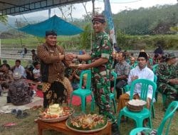 Sedekah Bumi Bersama TNI Manunggal Membangun Desa di Sijenggung