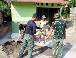 Kemajuan Rehab 12 unit RTLH Program TMMD 120 Kodim Bojonegoro diatas 85 Persen