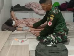 Tim Kesehatan Satgas TMMD Bawa Obat-Obatan Lengkap