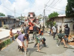 Semangat Penuhi Suasana Satgas TMMD Kodim0316/Batam
