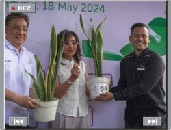 AAJI dan 20 Perusahaan Berkolaborasi Bagikan Tanaman Lidah Mertua dan Edukasi Literasi Keuangan