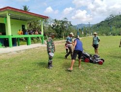 Pembersihan Lapangan Sambut Penutupan TMMD Reguler ke-120