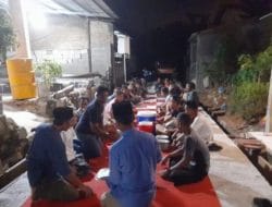 Hadirkan Rasa Syukur dan Kehangatan : Satgas TMMD ke-120Kodim 0316/Batam Nikmati Makan Malam dan Syukuran Bersama Warga