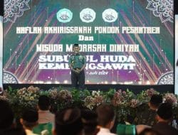 185 Santri Madrasah Diniyah Subulul Huda Diwisuda, Danrem 081/DSJ Ingatkan Tantangan ke Depan
