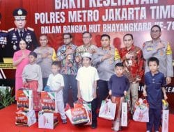 Kapolda Metro Jaya Tinjau Khitanan Massal Dalam Rangka HUT Bhayangkara Ke-78