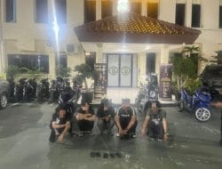 Lima Pemuda Pemegang Admin Tawuran dan Pemakai Obat Terlarang Diamankan Tim TP3 Polrestro Jaktim