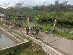 Pengecoran Jalan di Desa Sijenggung Capai 95% oleh Satgas TMMD Reguler ke-120