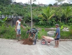 Pembereman Rabat Beton di Sijenggung