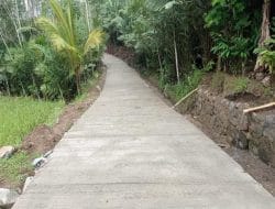 Jalan Rabat Beton Sepanjang 806 Meter Mulus Berkat TMMD Reguler ke-120