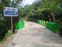 Pembangunan Jembatan TMMD Reguler ke-120 di Sijenggung Capai 100 Persen