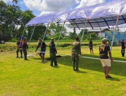 Gotong Royong Jelang Penutupan TMMD 120, Kades Atap Minta Warga Desa Ramaikan