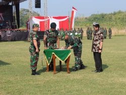 Penandatanganan Naskah Serah Terah Hasil Program, Tandai Penutupan kegiatan TMMD 120 Kodim Bojonegoro