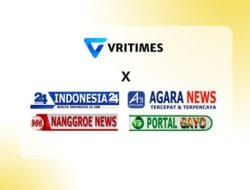 VRITIMES Mengumumkan Kemitraan Strategis dengan Indonesia-24.com, AgaraNews.online, PortalGayo.online, dan NanggroeNews.online